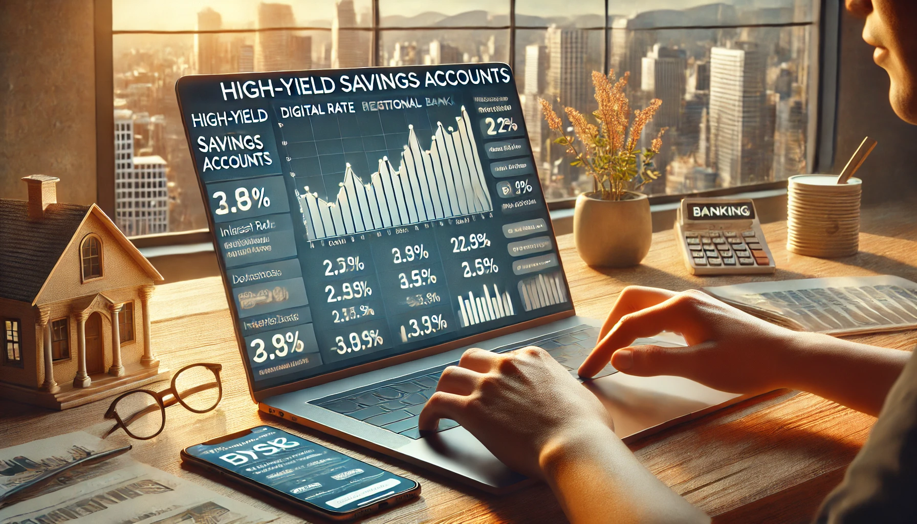 best high-yield savings accounts, neobank vs. traditional bank savings, digital bank interest rates