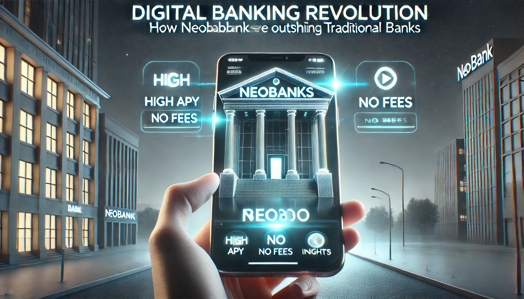 digital-only banks advantages neobank vs traditional bank features how neobanks are transforming personal finance