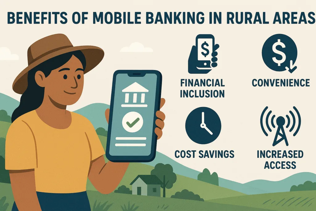 benefits of mobile banking Mobile banking in rural areasFinancial inclusion through mobile bankingDigital banking in rural India