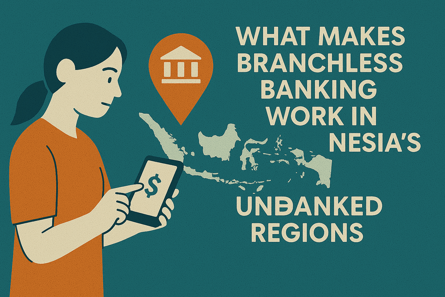 branchless banking Indonesia branchless banking services in rural Indonesia financial inclusion through branchless banking agents